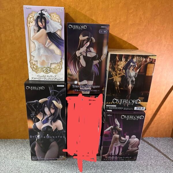 オーバーロード フィギュアセット アルベド 5点セット