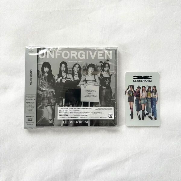 LE SSERAFIM UNFORGIVEN ユニバーサル CD 特典ステッカー