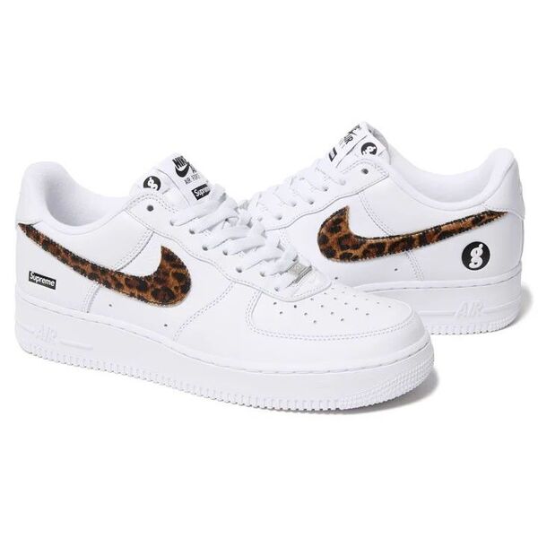 【新品】GOODENOUGH/Supreme/Nike AF1"White/Leopard US10.5"