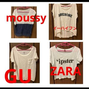 トップス 4点 まとめ売り 半袖Tシャツ