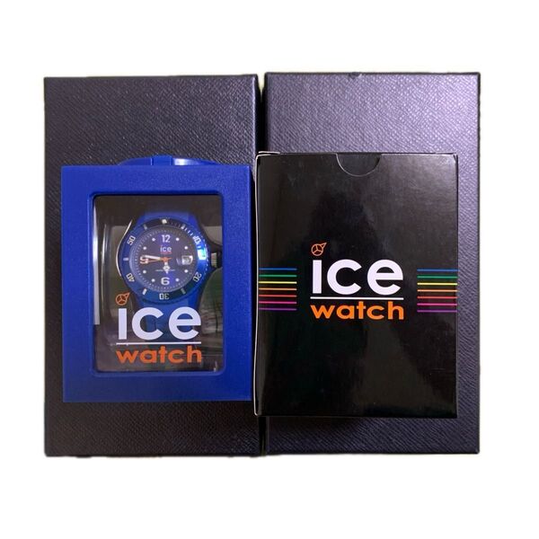 Ice Watch 腕時計 シリコンラバーベルト ブルー ほぼ未使用