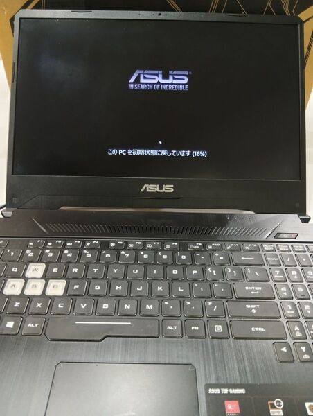ASUS ゲーミングノートパソコン TUF Gaming FX505DY-R5RX560MAS USED