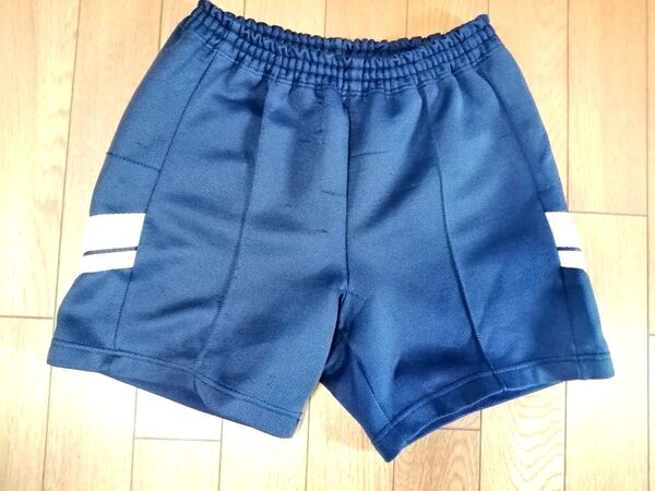 キッズ 体操服 短パン ショートパンツ 140 ネイビー