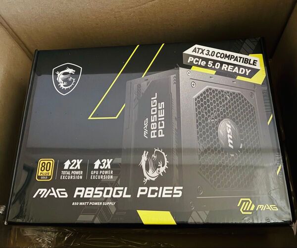 MSI MAG A850GL PCIE5 850W 電源ユニット 新品未開封
