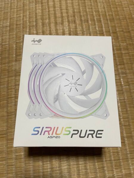 ARGB対応 PCケースファン INWIN Sirius Pure ASP120 3個セット