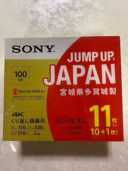 SONY録画用BD-RE XL 2倍速 100GB 11枚