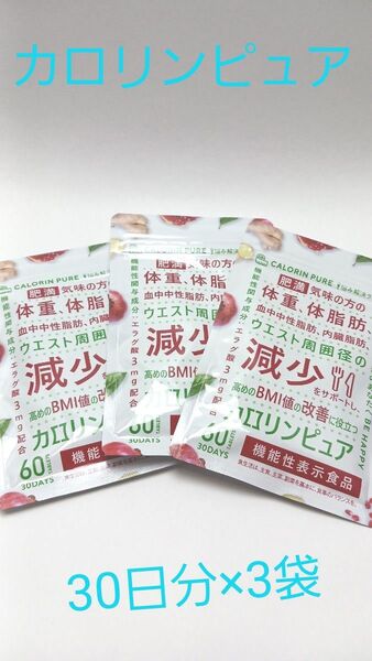カロリンピュア 30日分×3袋セット(一袋あたり530円)
