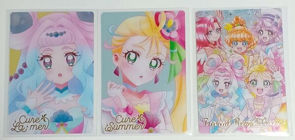 プリキュア ウエハース 3弾 HR キュアラメール サマー SSR 集合 トロピカルージュ トロプリ