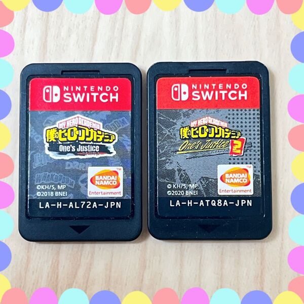 【2点】僕のヒーローアカデミア One's Justice1・2 Nintendo Switch ソフトのみ