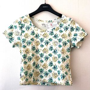 ユニクロ ポールアンドジョー コラボ Tシャツ 花柄 ホワイト サイズL 未使用 Paul&Joe