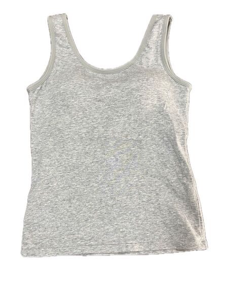 ブラトップ カップ付き タンクトップタイプ グレー