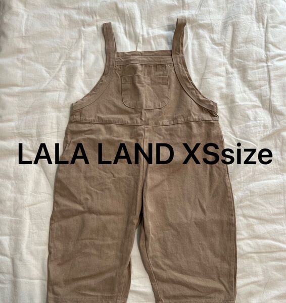 【LALA LAND XS size】オーバーオール ブラウン コットン