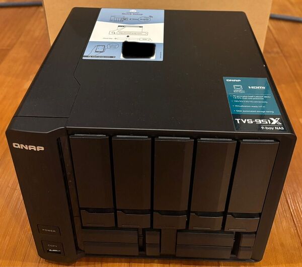 QNAP TVS-951X 9ベイNAS 10Gネットワーク対応