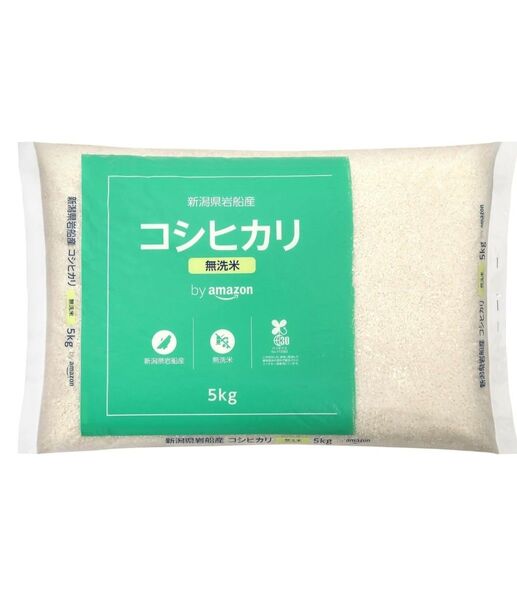 新潟県岩船産コシヒカリ無洗米 5kg