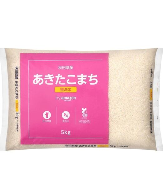秋田県産 あきたこまち 無洗米 5kg