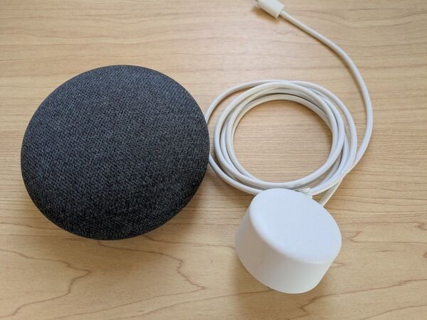 Google Home Mini スマートスピーカー 電源アダプタ付き