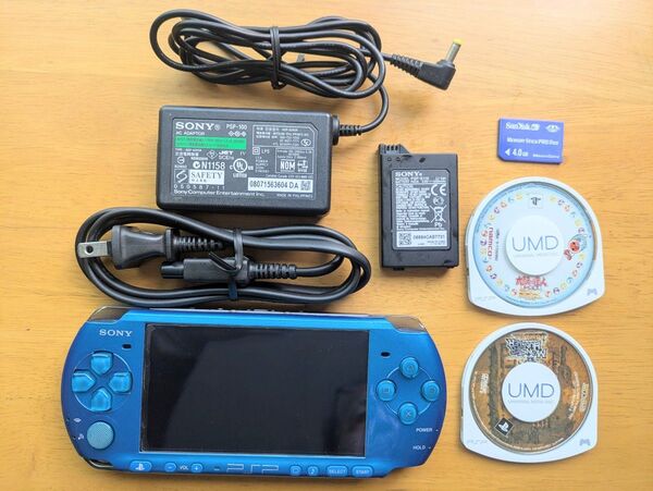 PSP-3000 ブルー 本体一式セット