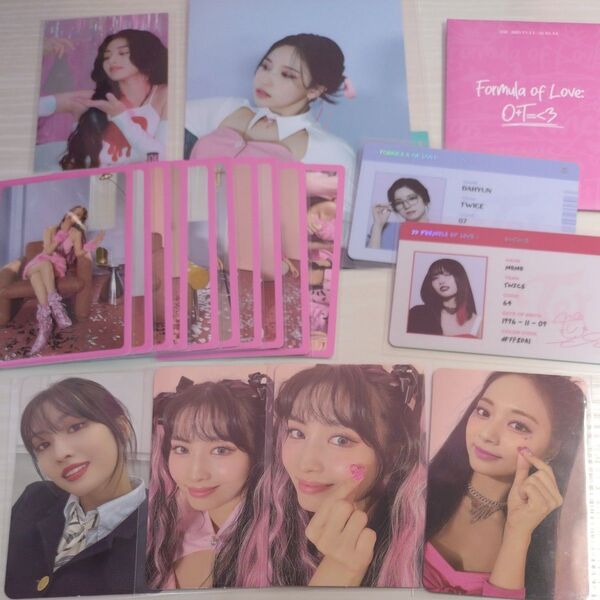 TWICE Formula of Love トレカ、アルバム、CD等 まとめ売り モモ多め 特典トレカ付