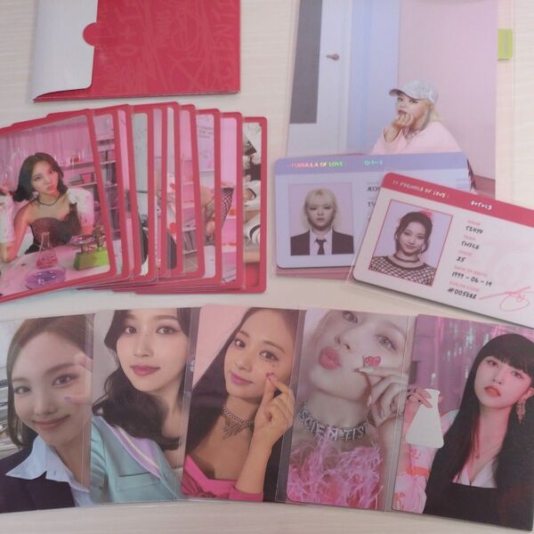 TWICE FORMULA OF LOVE O+T=<3 トレカ、アルバム等まとめ売り 特典トレカ付