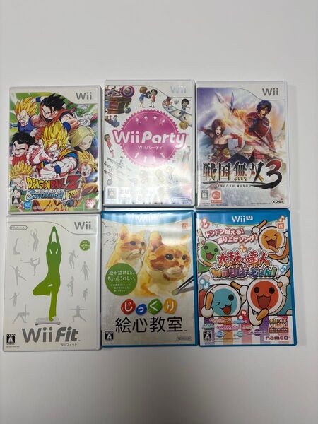 Wii・Wii Uソフトセット(6本)