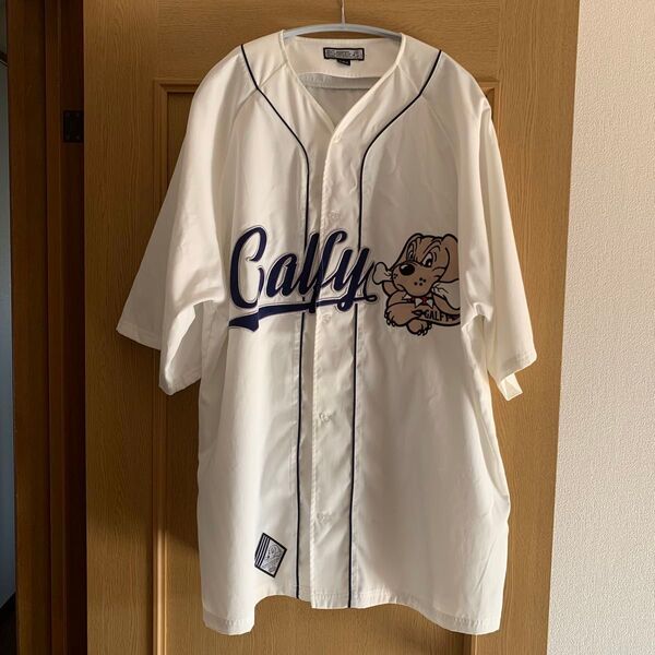 GALFY ベースボールシャツ ホワイト XLサイズ 古着
