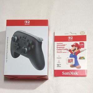 新品 Nintendo Switch 2 Proコントローラー & microSD Express Card 256GB セット