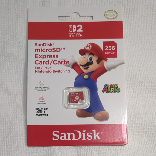 新品未開封 SanDisk microSD Express Card 256GB for Nintendo Switch 2