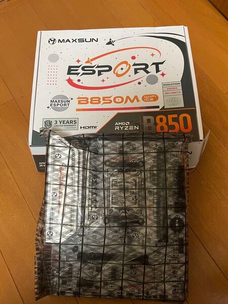 maxsun B850m マザーボード+Ryzen7 9800x3d