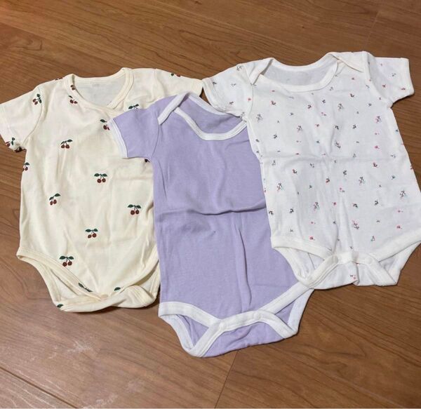 65cm 70cm ロンパース カバーオール 肌着 女の子 まとめ売り 半袖