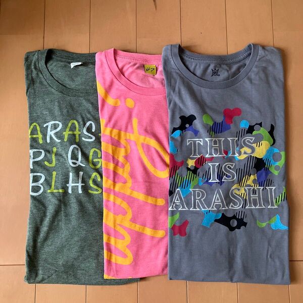 嵐 ARASHI ツアーTシャツ BLAST in 宮城、アユハピ、this is ARASHI コンサートグッズ