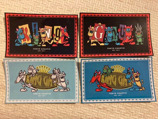King Gnu オリジナルステッカー コンプリート