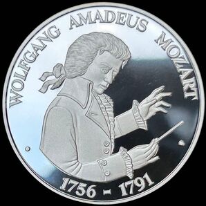【10000枚】ドイツ 1991 Proof 銀メダル モーツァルト生誕200年 1oz
