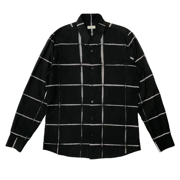 DRIES VAN NOTTEN 14AW ドリスヴァンノッテン 絞り染め長袖シャツ トップス 長袖 ボタン シャツ SHIRT