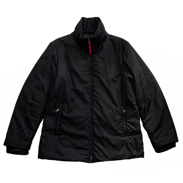 PRADA SPORT プラダ スポーツ ジップ ブルゾン ジャケット アウター ブラック 黒 OURs モーガン蔵人 深水光太