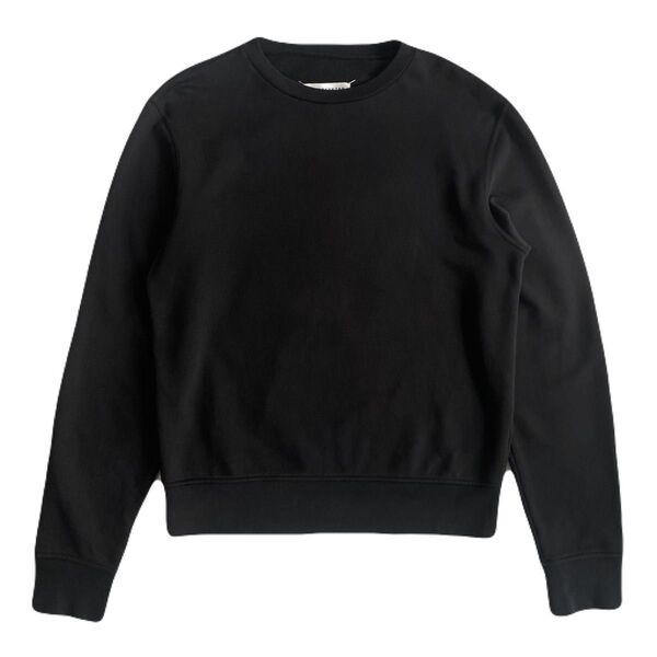 Maison Margiela 14 メゾン マルジェラ レザー エルボーパッチ スウェット シャツ トレーナー 長袖 トップス