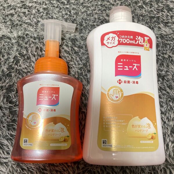 ミューズ 薬用せっけん 泡ハンドソープ 本体 詰め替え 2個セット