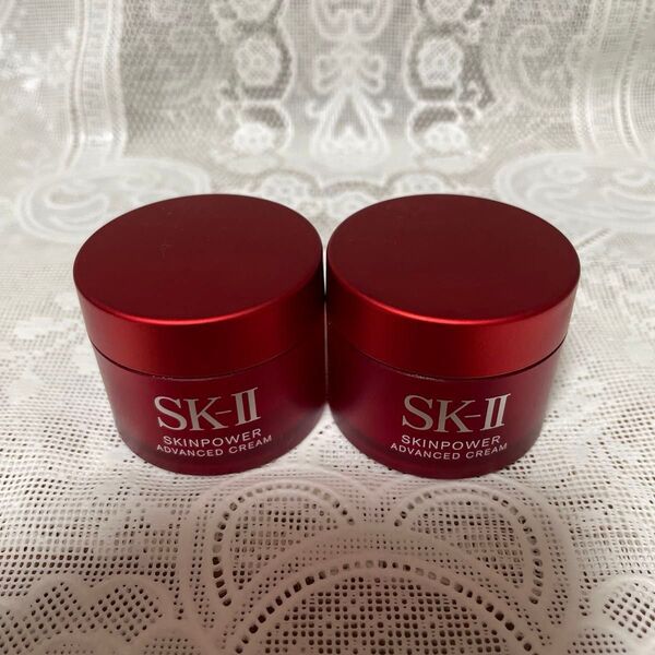 【SK-II】スキンパワーアドバンストクリーム 空容器 2個