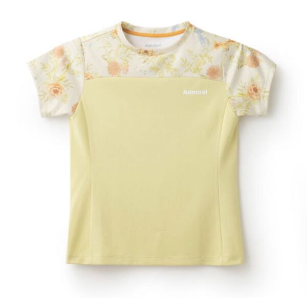 アドミラル Admiral テニスウェア レディース バックスリットフラワーTEE ATLA513(tt)