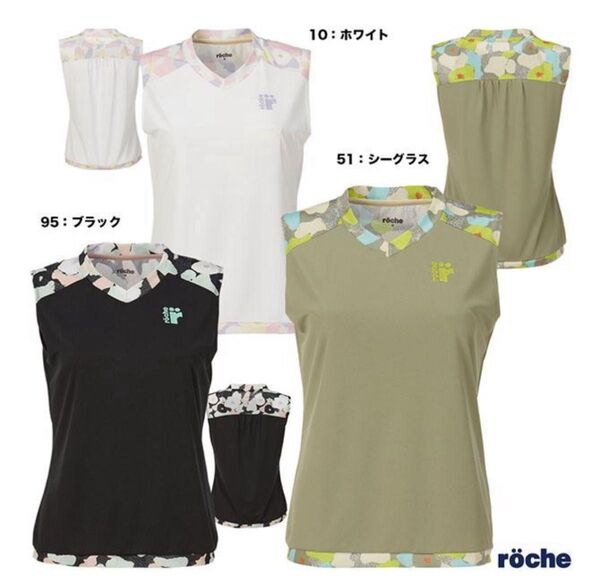 ローチェ roche テニスウェア レディース ゲームノースリーブシャツ 258503