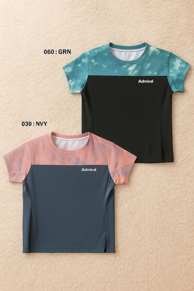 アドミラル Admiral テニスウェア レディース スリットヘムグラフィックTEE ATLA502