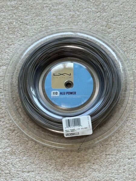 ルキシロン LUXILON テニスガット ロールALU POWER アルパワー 110 シルバー WR8305601110