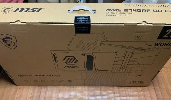 交換品未使用 MSI ゲーミングモニター MAG 274QRF QD E2