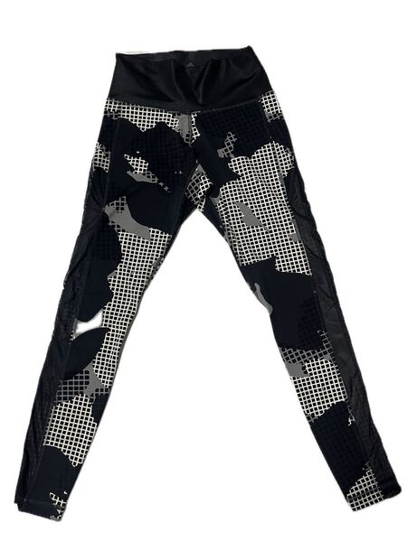 adidas トレーニングタイツ カモフラ柄 メッシュ Sサイズ