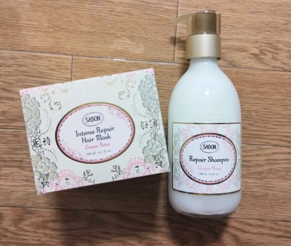 SABON グリーンローズ リペアシャンプー&ヘアマスク
