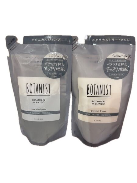 《ボタニスト》ボタニカルシャンプー&トリートメント スカルプクレンズ 400ml/400g 詰替え用