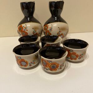 酒器セット 徳利2個 お猪口5個 九谷焼