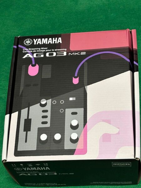 YAMAHA MK2 ヤマハ ライブストリーミングミキサー AG03 ブラック AG03MK2 オーディオインターフェイス