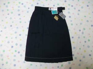  outside fixed form OK super-rare? high class? school pleated skirt waistline 60cm navy blue color series? made in Japan 