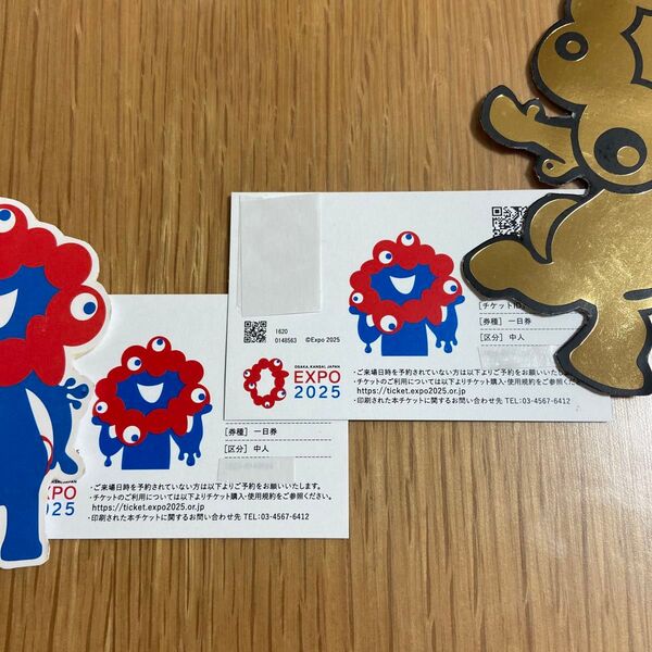 関西万博 入場チケット 中人1日券 2枚