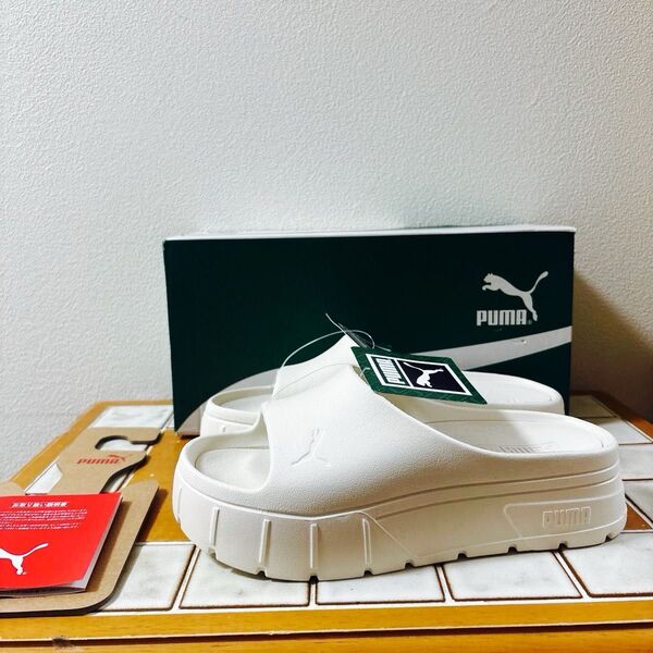 PUMA MAYZE STACK INJEX WNS プーマ メイズ スタック インジェックス ウィメンズ ベージュ 23cm